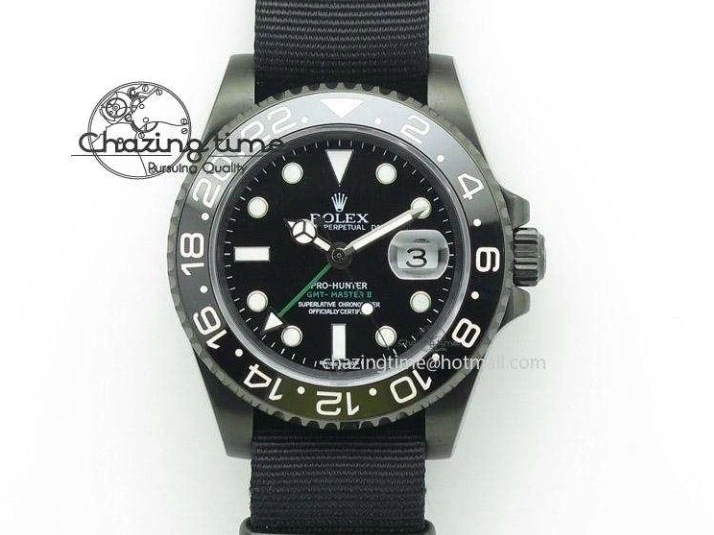 MiroTime 0523 Yacht-Master 116655 UBF 1:1 Best Edition 3D Black Ceramic Bezel on Black Rubber Strap A2836(Free Extra Strap) SunProtective 3061